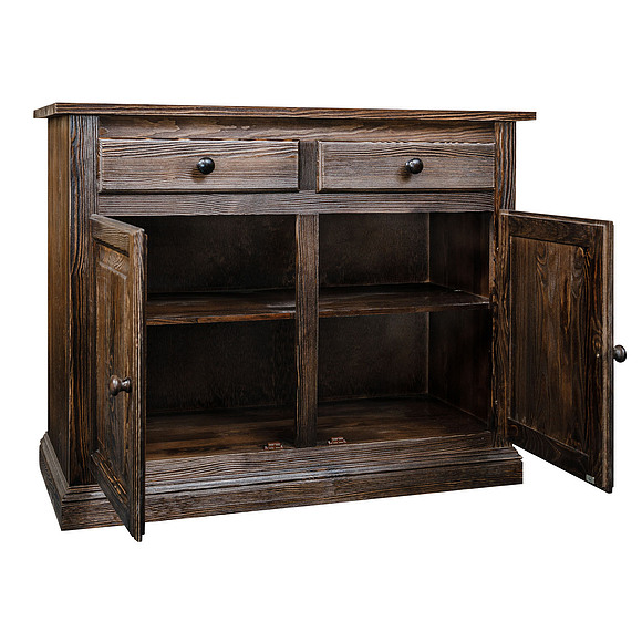 Тумба 2д «Лотос 1074» БМ704, Цвет: Брашированный мокко