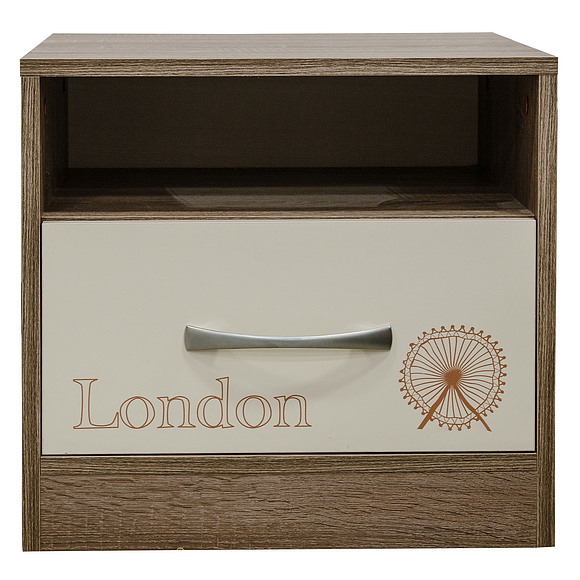 Тумба прикроватная «Бритиш» П551.30, Материал: ДСП ламинированная