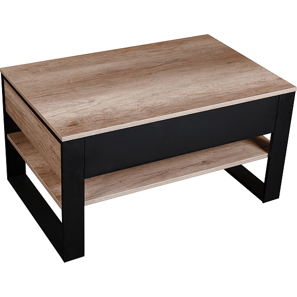 Стол журнальный «Каньон» П561.06, Цвет: Дуб Каньон+чёрный