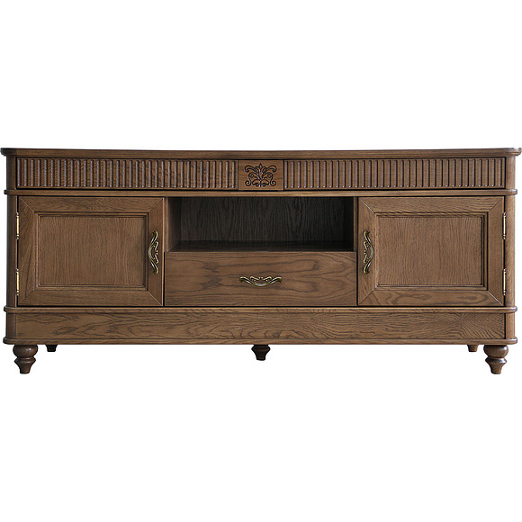 Тумба ТВ «Юстина 2552» БМ690, Цвет: Орех