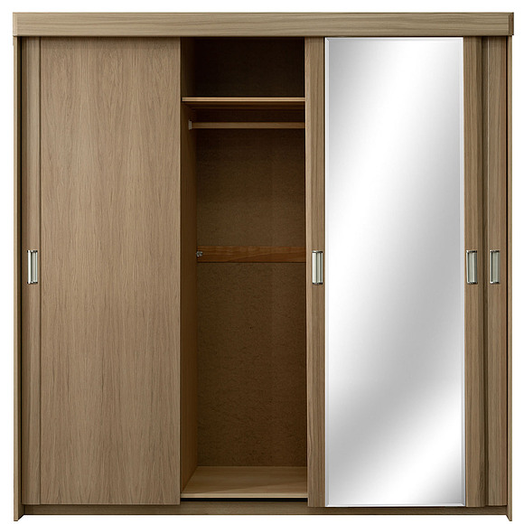 Шкаф-купе 3д «Лайма 1602-01» БМ661, Цвет: Дуб разбеленный