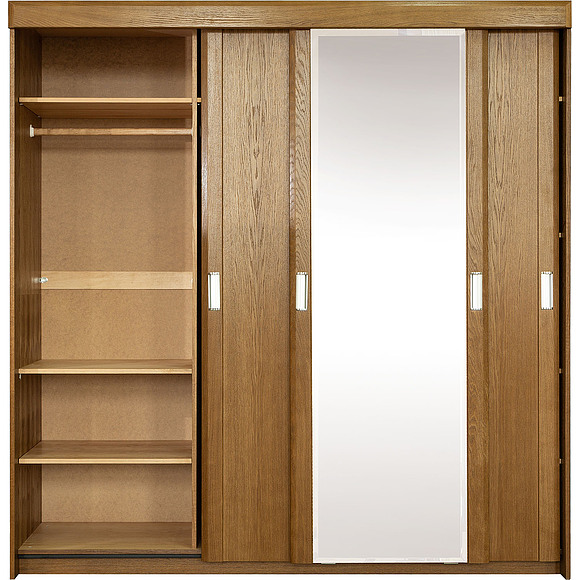 Шкаф-купе 3д «Лайма 1602-01» БМ661, Цвет: Дуб рустикаль