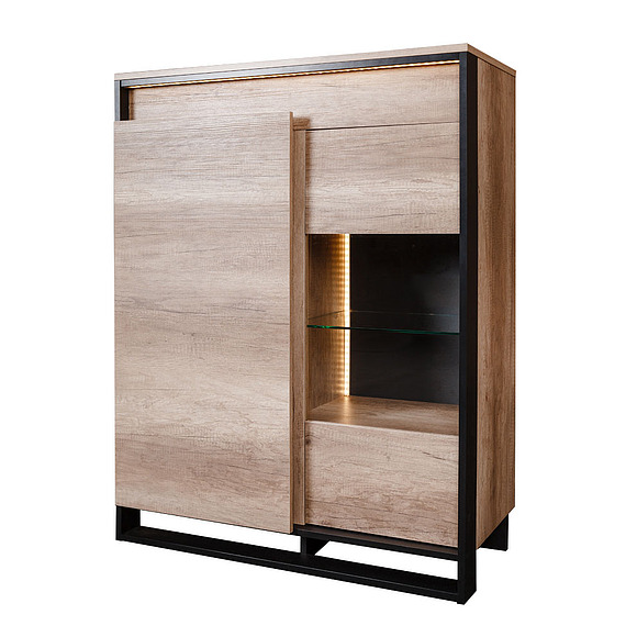 Тумба с витриной «Каньон» П561.09-1