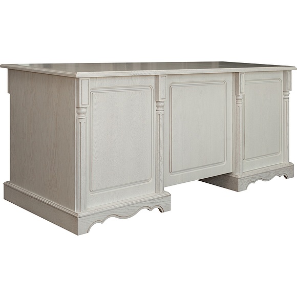 Стол письменный 2-х тумбовый 2т «Паола 2171» БМ672, Цвет: Розовый пепел