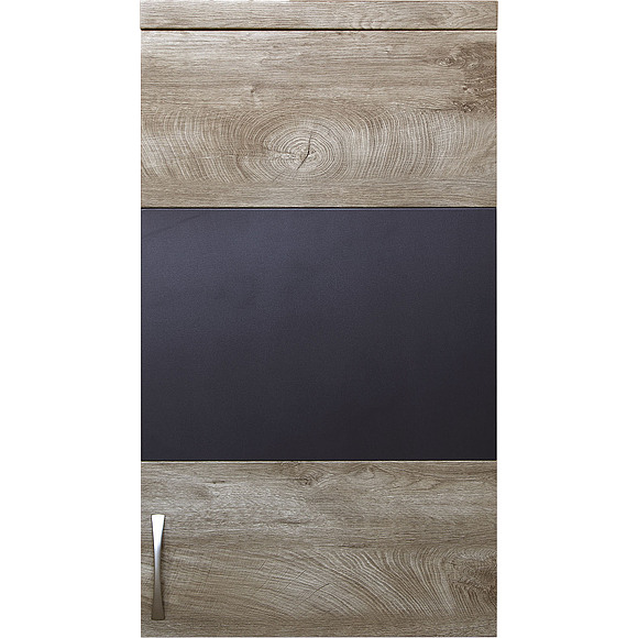 Шкаф навесной «Амаранти» П563.06, Цвет: Дуб тобакко синхро + Шагрень графит