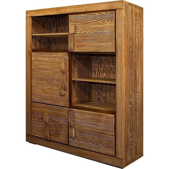 Шкаф комбинированный «Концепт 1996Бр» БМ780, Цвет: Табак