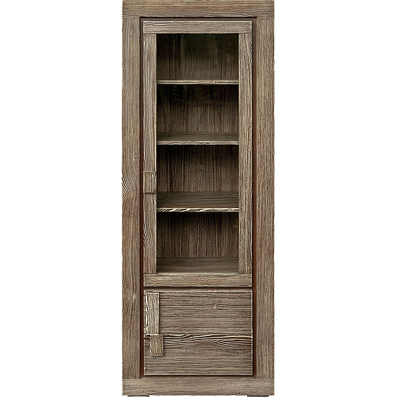 Шкаф-витрина «Концепт 2312Бр» БМ780, Цвет: Табак