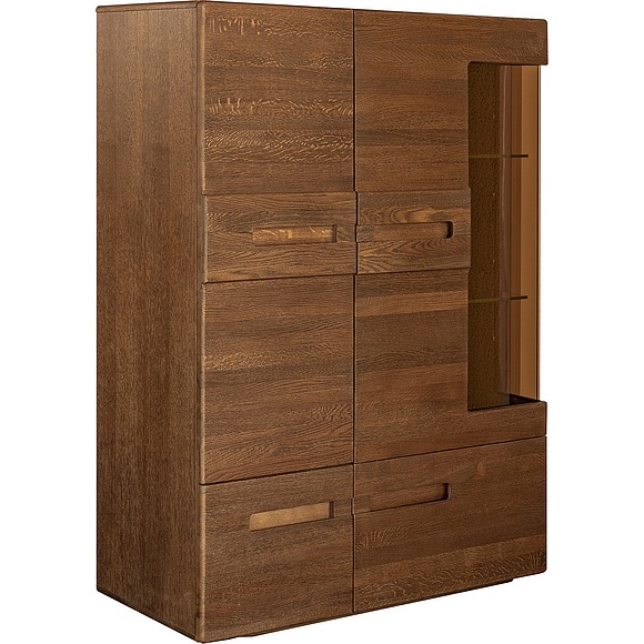 Шкаф-витрина 2д «Хедмарк 2244Бр» БМ760, Цвет: Венге