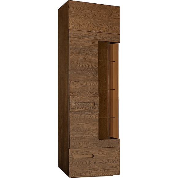Шкаф-витрина «Хедмарк 2242Бр» БМ760, Цвет: Венге