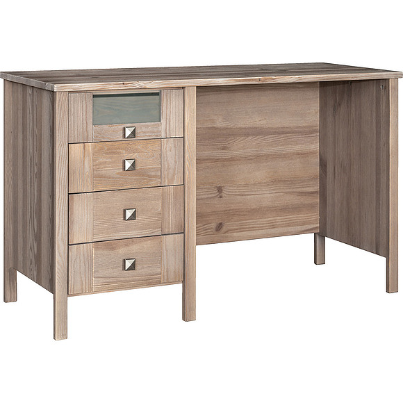 Стол письменный «Доминика 2518Бр-01(2518Бр)» БМ712, Цвет: брашированный серо-бежевый