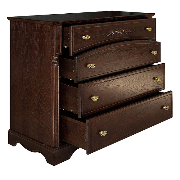 Комод «Паола 2161» БМ671, Цвет: Горячий шоколад