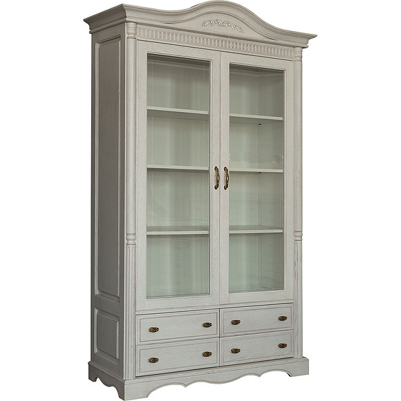 Шкаф книжный 2д «Паола 2151» БМ672, Цвет: Розовый пепел