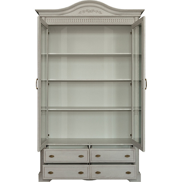 Шкаф книжный 2д «Паола 2151» БМ672, Цвет: Розовый пепел