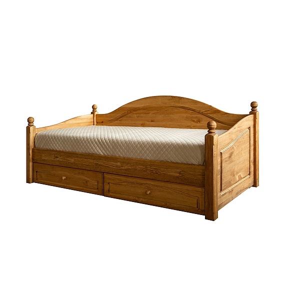 Кровать-диван «Лотос 2186» БМ701, Цвет: Искусственное старение, Спальное место: 2000х900 мм