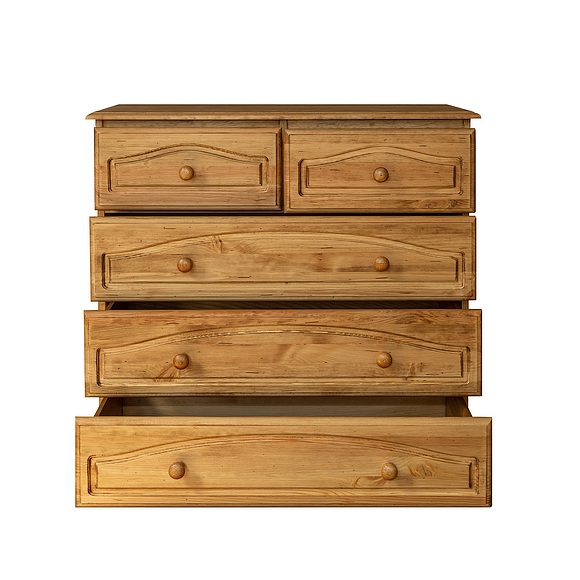 Комод «Лотос 1660» БМ701, Цвет: Искусственное старение