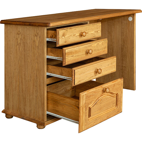 Стол письменный «Лотос 2074» БМ701, Цвет: Искусственное старение