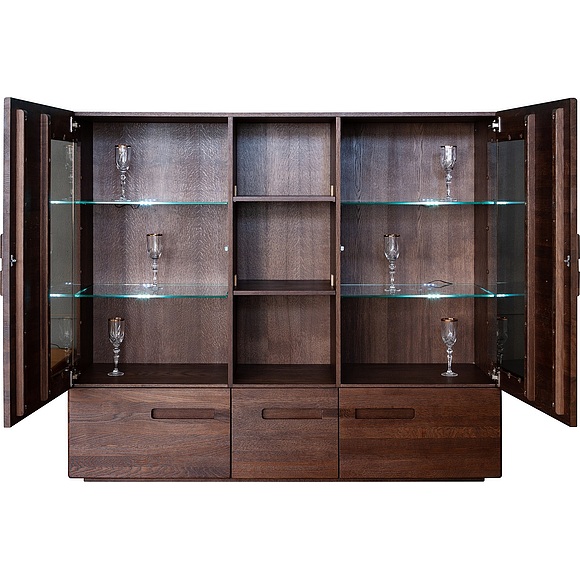 Шкаф комбинированный «Хедмарк 2251Бр» БМ760, Цвет: Венге