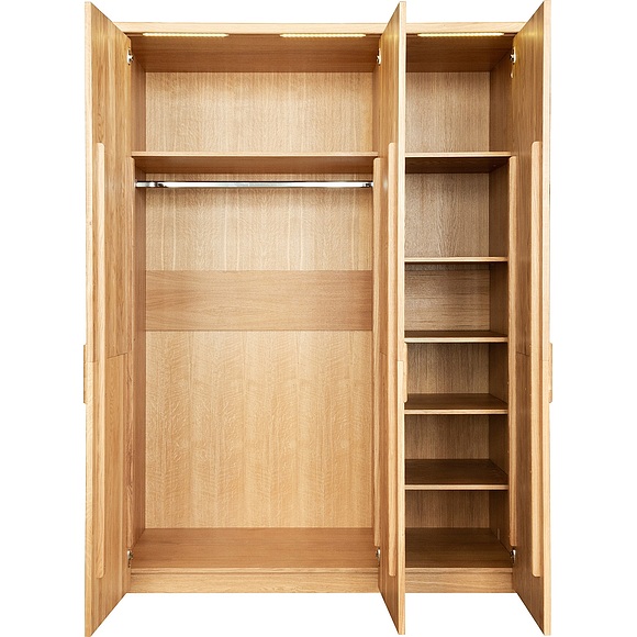 Шкаф для одежды 3д «Хедмарк 2259Бр» БМ761, Цвет: Дуб натуральный