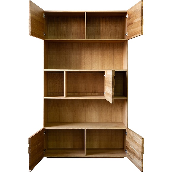 Шкаф книжный «Хедмарк 2356Бр» БМ762, Цвет: Дуб натуральный