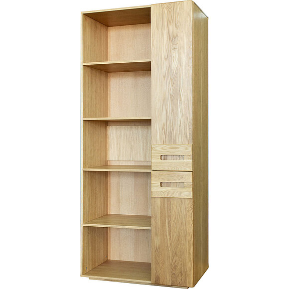 Шкаф книжный «Хедмарк 2355Бр» БМ762, Цвет: Дуб натуральный