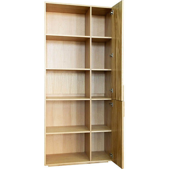 Шкаф книжный «Хедмарк 2355Бр» БМ762, Цвет: Дуб натуральный