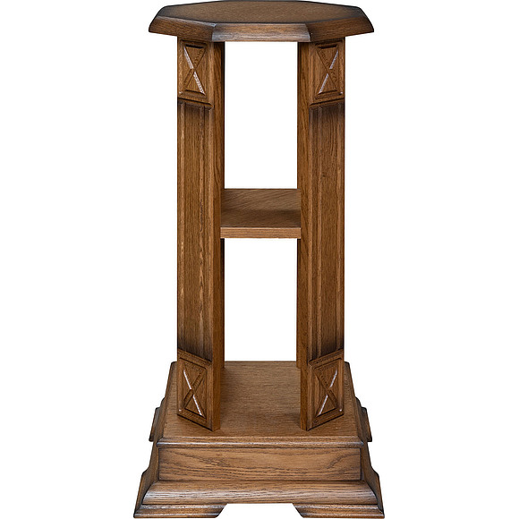 Подставка декоративная «Верди Люкс 2» П487.25, Цвет: Дуб рустикаль (Podstavka-dekorativnaya_Verdi_Luks_2_P487-25_dyb_rystikal_s_patinirovan.jpg) Подставка декоративная «Верди Люкс 2» П487.25, Цвет: Дуб рустикаль