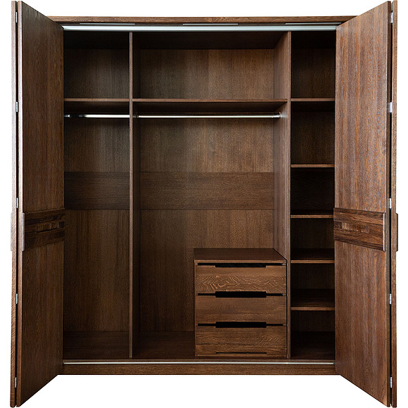 Шкаф для одежды 4д «Хедмарк 2210Бр» БМ761, Цвет: Венге