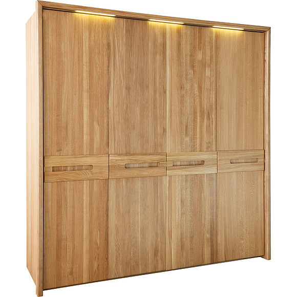 Шкаф для одежды 4д «Хедмарк 2210Бр» БМ761, Цвет: Дуб натуральный