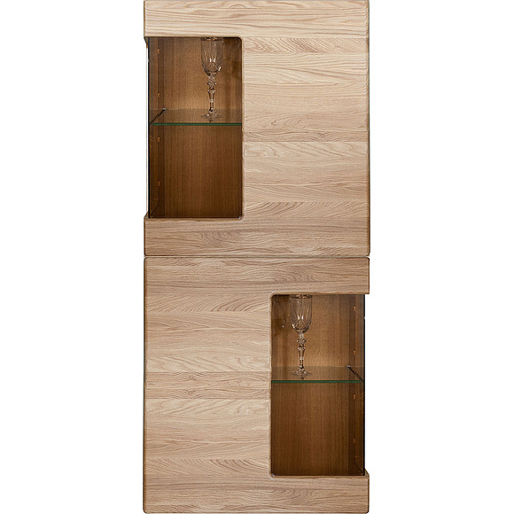 Шкаф навесной «Хедмарк 2353Бр» БМ760, Цвет: Дуб натуральный