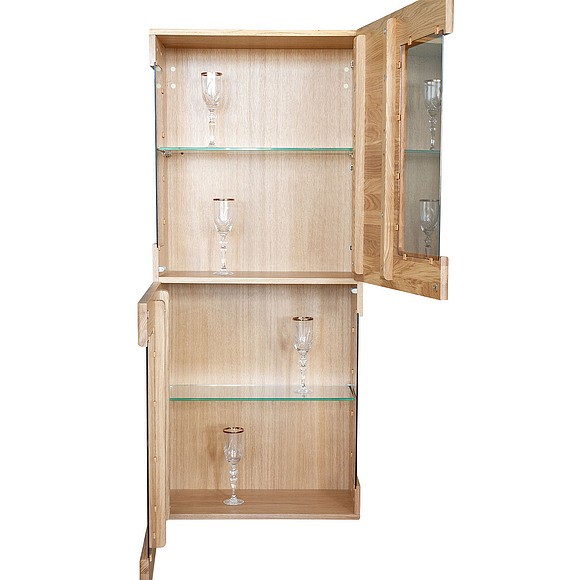 Шкаф навесной «Хедмарк 2353Бр» БМ760, Цвет: Дуб натуральный