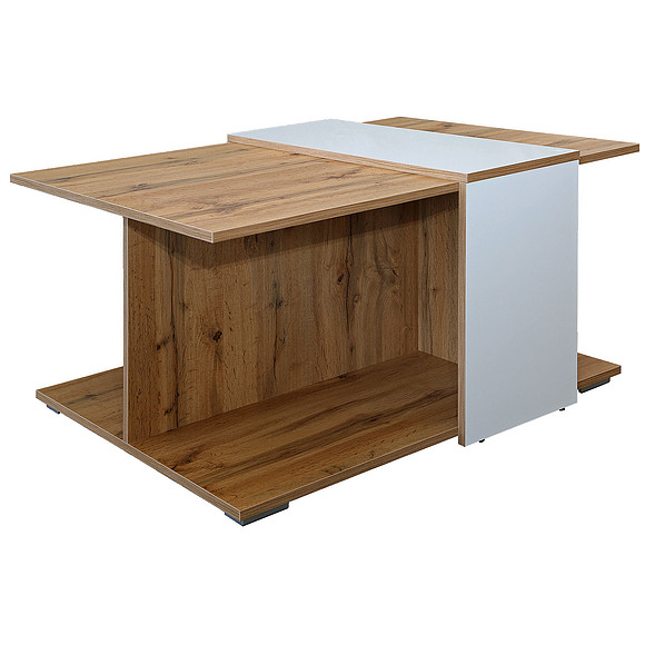 Стол журнальный «Гелиос» П550.11, Цвет: Дуб Вотан + белый