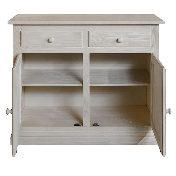 Тумба 2д «Лотос 1074» БМ704, Цвет: Брашированный крем