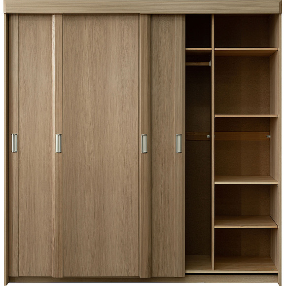 Шкаф-купе «Лайма 1602» БМ661, Цвет: Дуб разбеленный