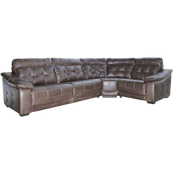 Угловой диван «Мирано» (3мL/R901R/L), Материал: натуральная кожа, Группа ткани: 150 группа