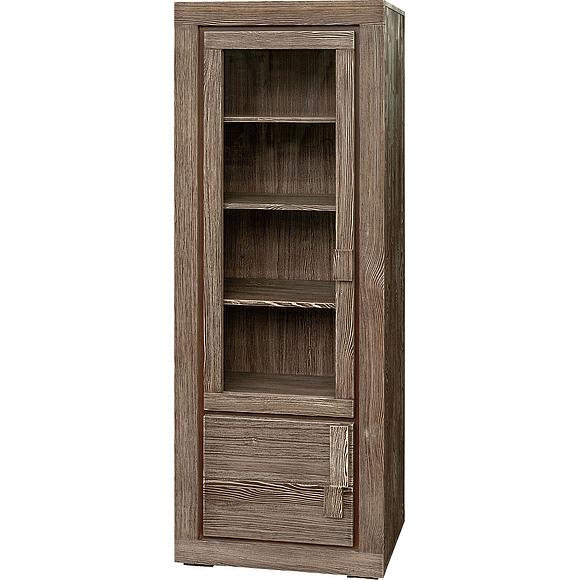 Шкаф-витрина «Концепт 2312-01Бр» БМ780, Цвет: Табак