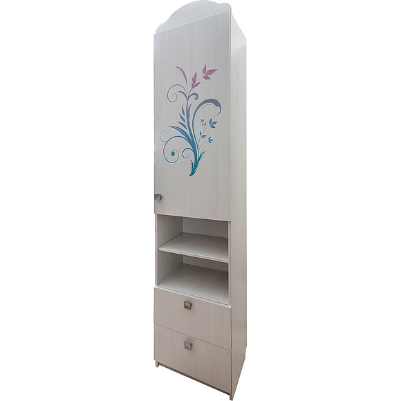 Шкаф «Соната» П439.15Д15, Цвет: Принт «Цветок»