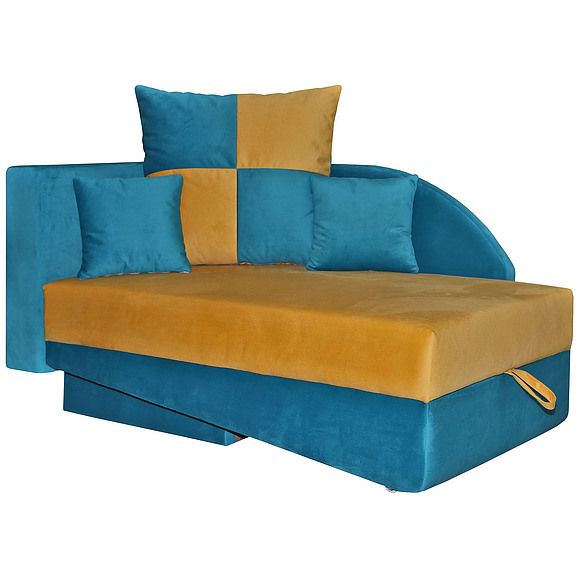 Тахта «Алёнка 1» (ОL/R), Материал: ткань, Группа ткани: 19 группа