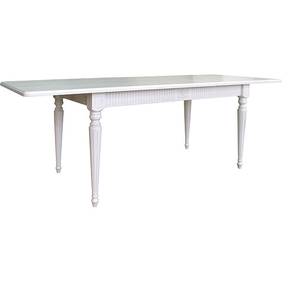 Стол обеденный «Юстина 2337» БМ694, Цвет: Молоко