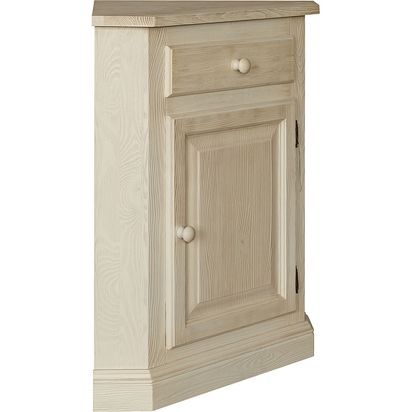 Тумба угловая «Лотос 1198» БМ704, Цвет: Брашированный крем