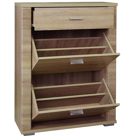 Тумба для обуви «Гресс» П614.02, Цвет: Дуб Сонома светлый