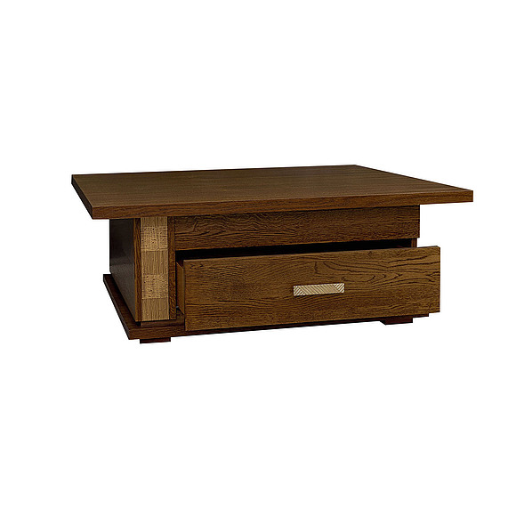 Стол журнальный «Тунис» П343.04-1Ш, Цвет: Черешня с золочением