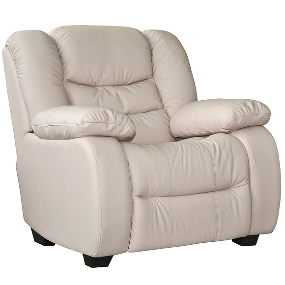 Кресло «Манчестер 1» (12) - спецпредложение, Материал: натуральная кожа, Группа ткани: 120 группа