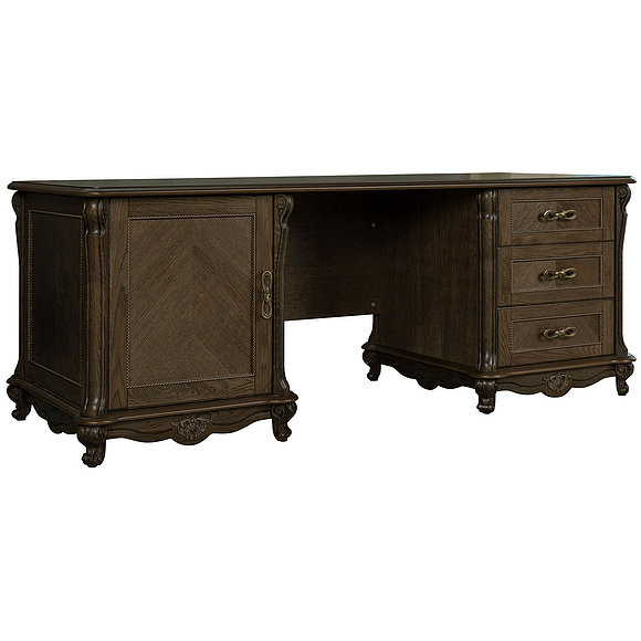 Стол письменный «Алези» П395.04, Цвет: Табак