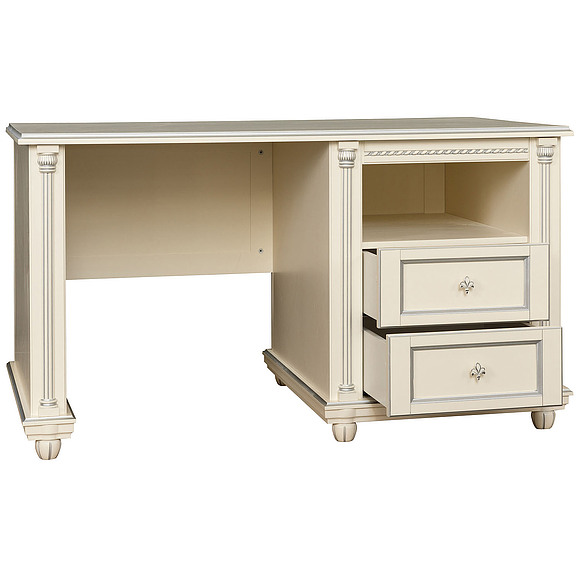 Стол «Валенсия 9» П444.14, Цвет: Античная темпера с серебром