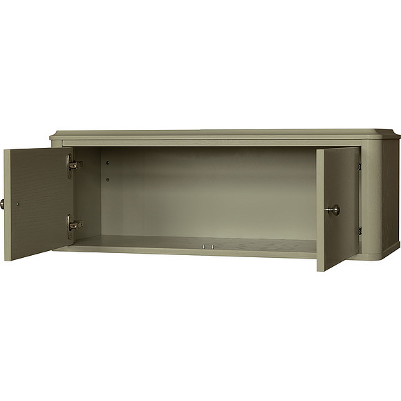 Шкаф навесной 2д «Тиффани 2426» БМ680, Цвет: Олива