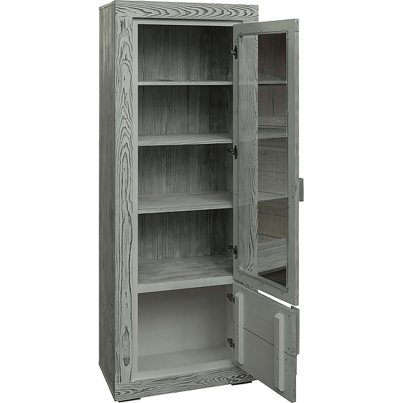 Шкаф-витрина «Концепт 2312Бр» БМ780, Цвет: Дымка