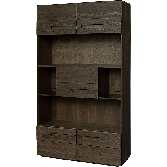 Шкаф книжный «Хедмарк 2356Бр» БМ762, Цвет: Венге