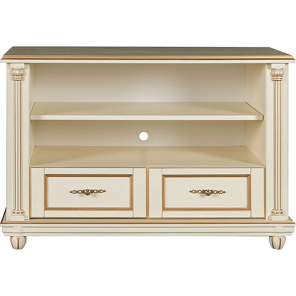 Тумба «Валенсия ТВ1» П244.23, Цвет: Античная темпера с золотом