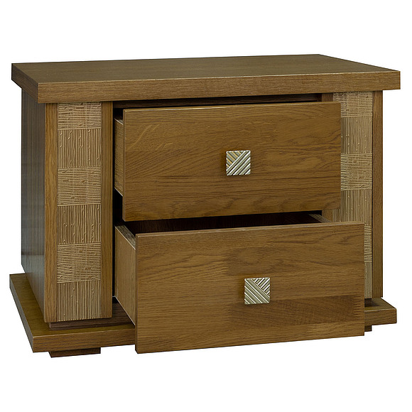 Тумба прикроватная «Тунис» П344.04, Цвет: Медовый с золочением