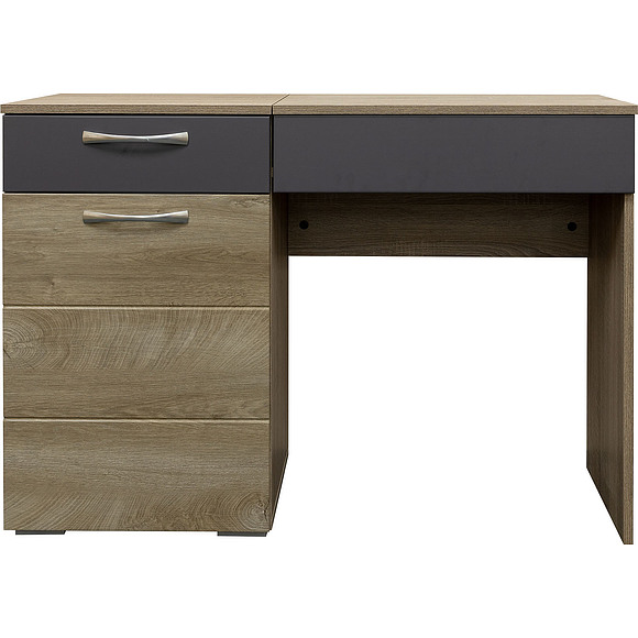 Стол туалетный «Амаранти» П571.05, Цвет: Дуб тобакко синхро + Шагрень графит